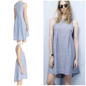 NEW DONNA MORGAN blue sleeveless dress
